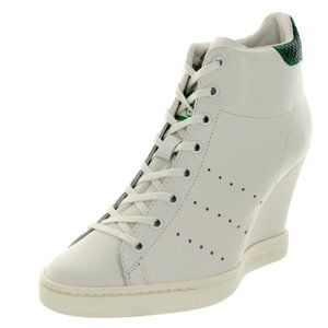 Adidas Stan Smith Up Wedge Sneaker White Size 7 (RARE) Excellent Condition